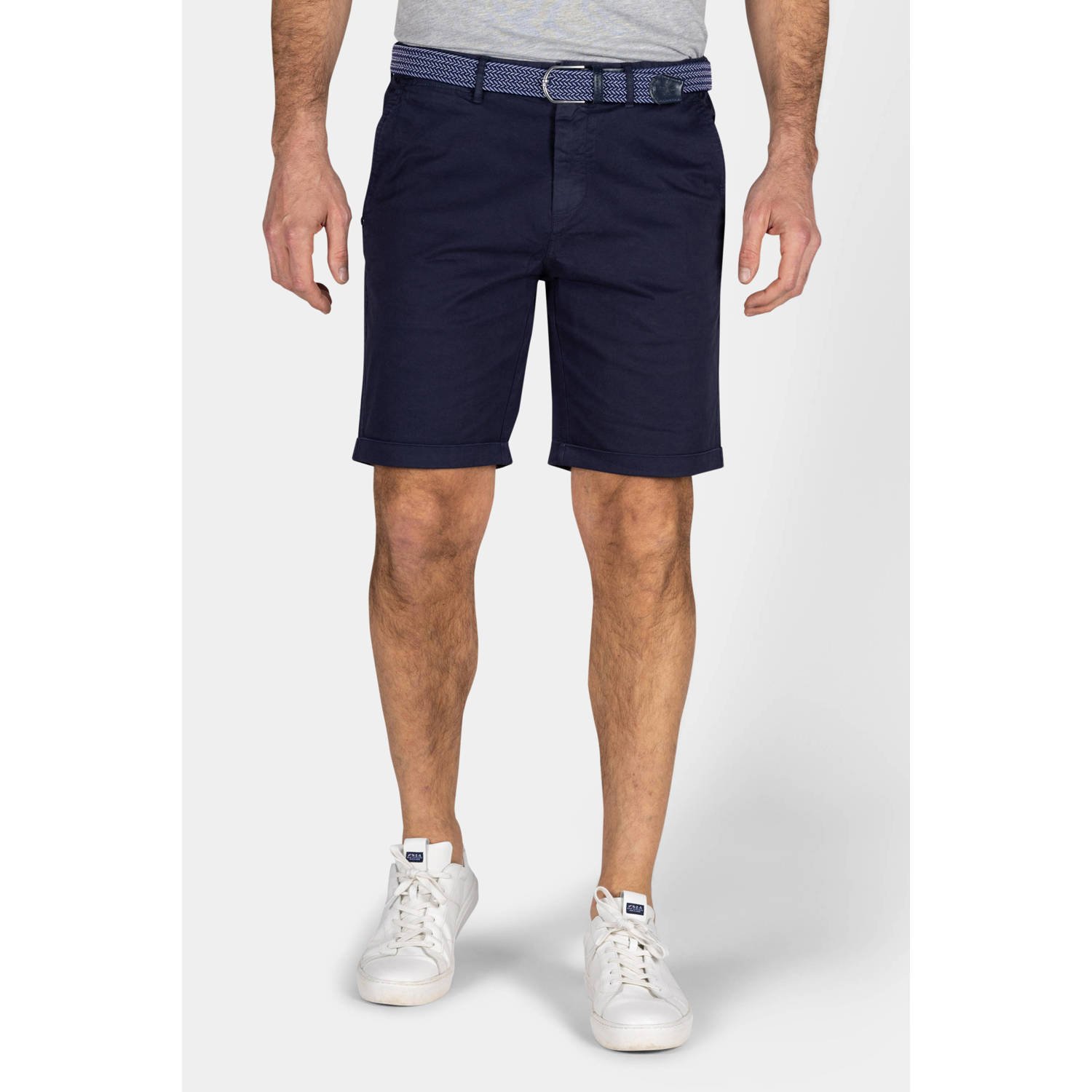 New Zealand Auckland regular chino short donkerblauw