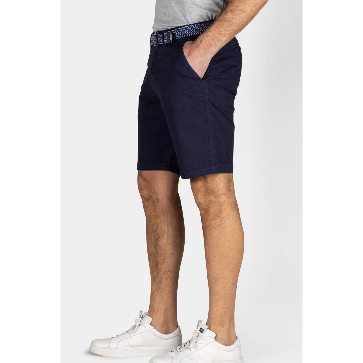 New Zealand Auckland regular chino short donkerblauw