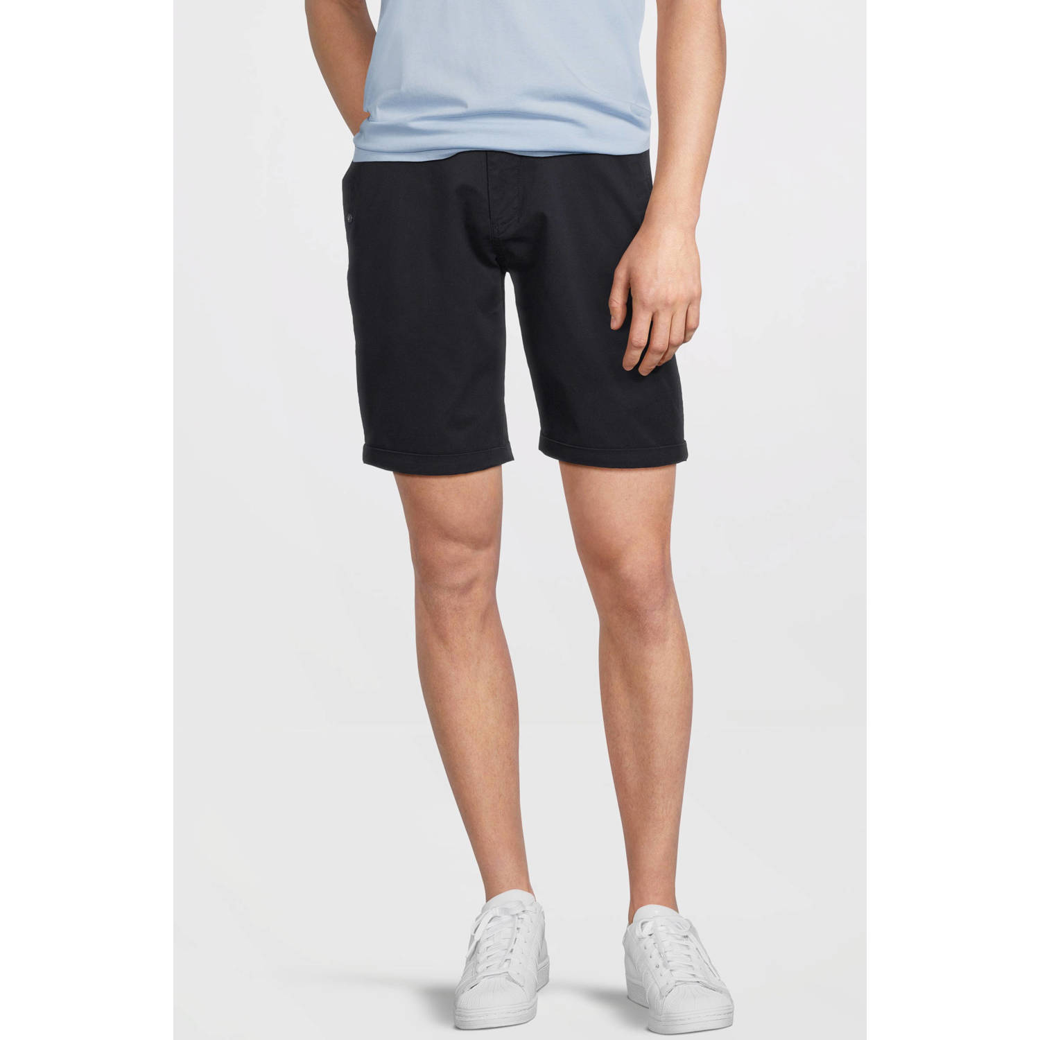 New Zealand Auckland regular chino short donkerblauw
