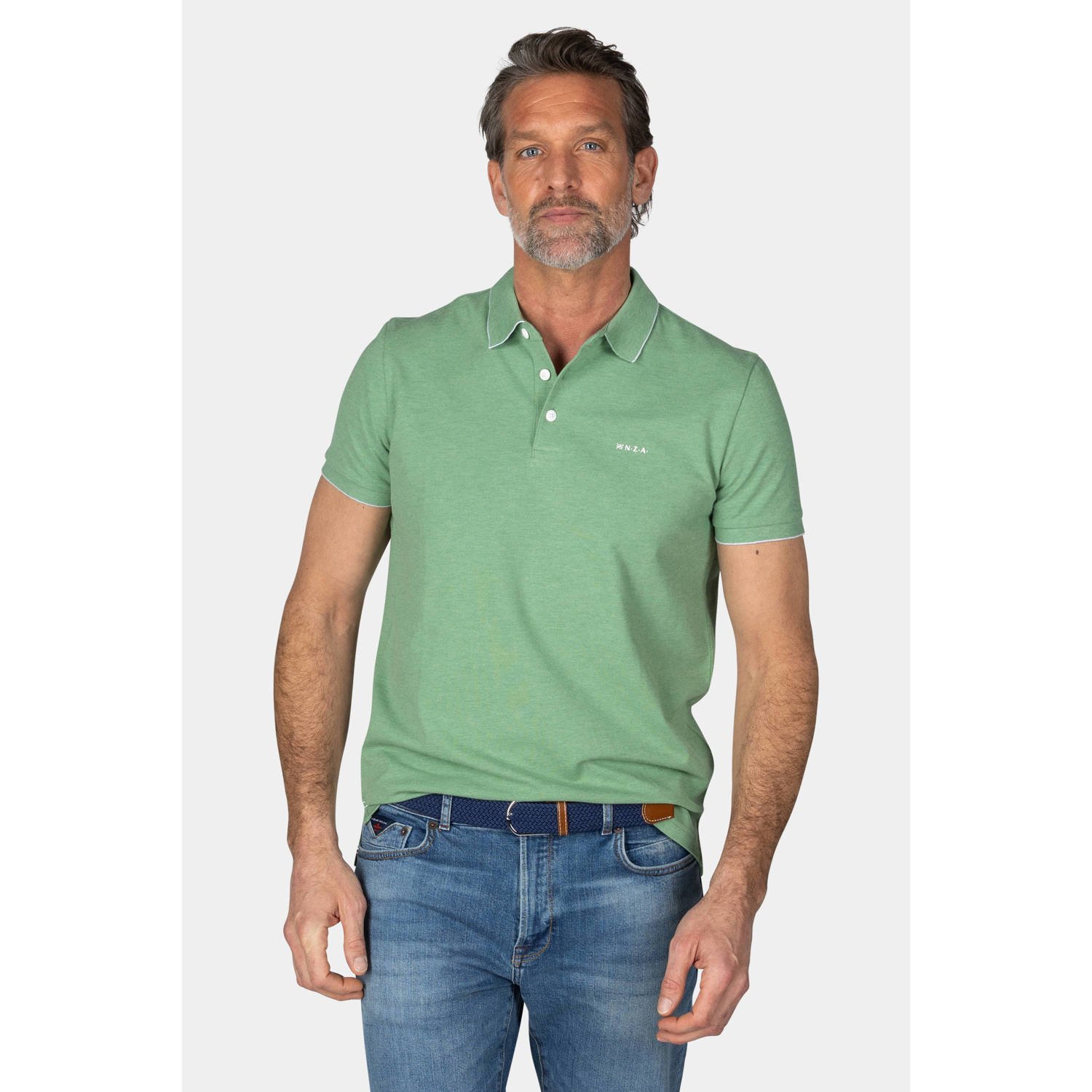 New Zealand Auckland comfort fit polo groen