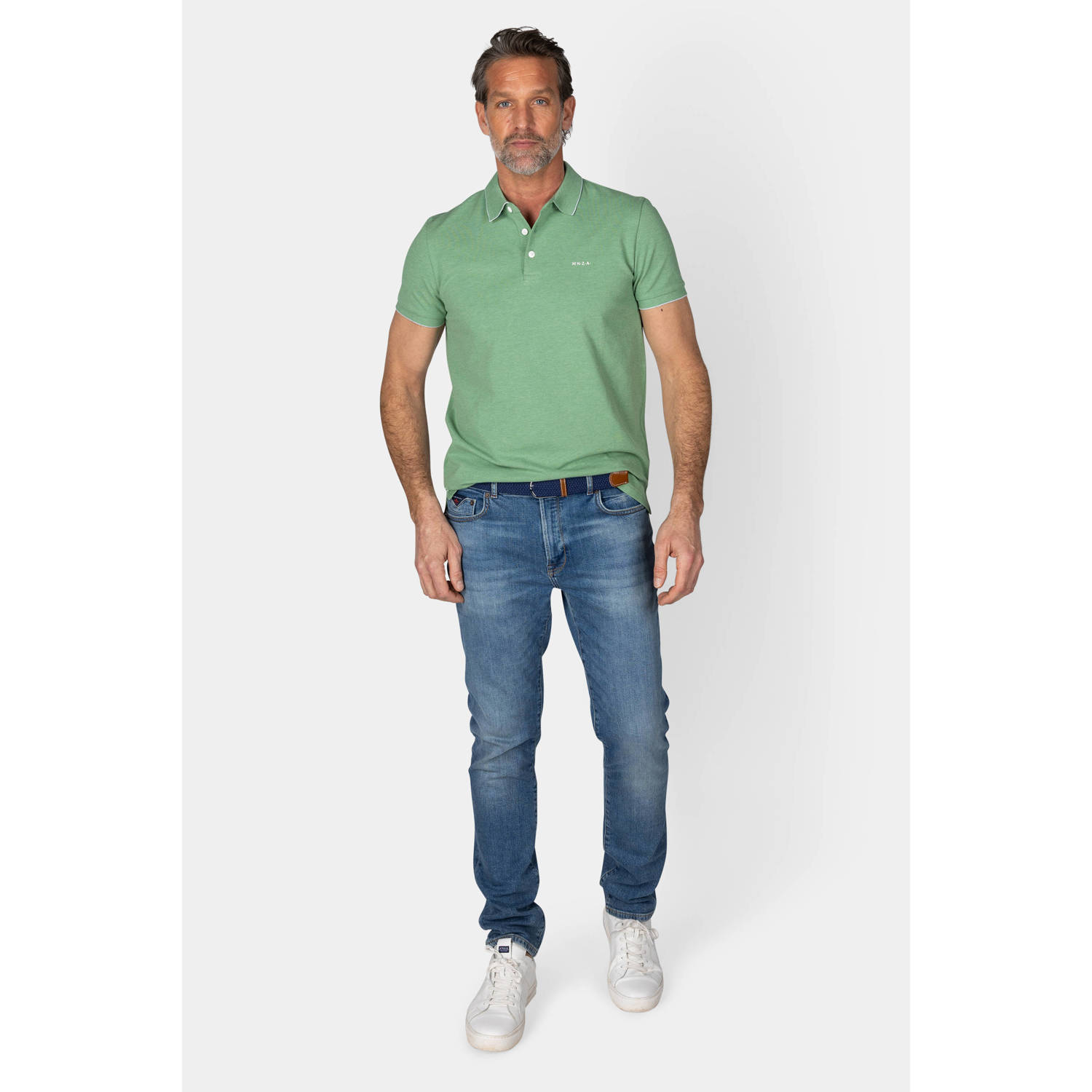 New Zealand Auckland comfort fit polo groen