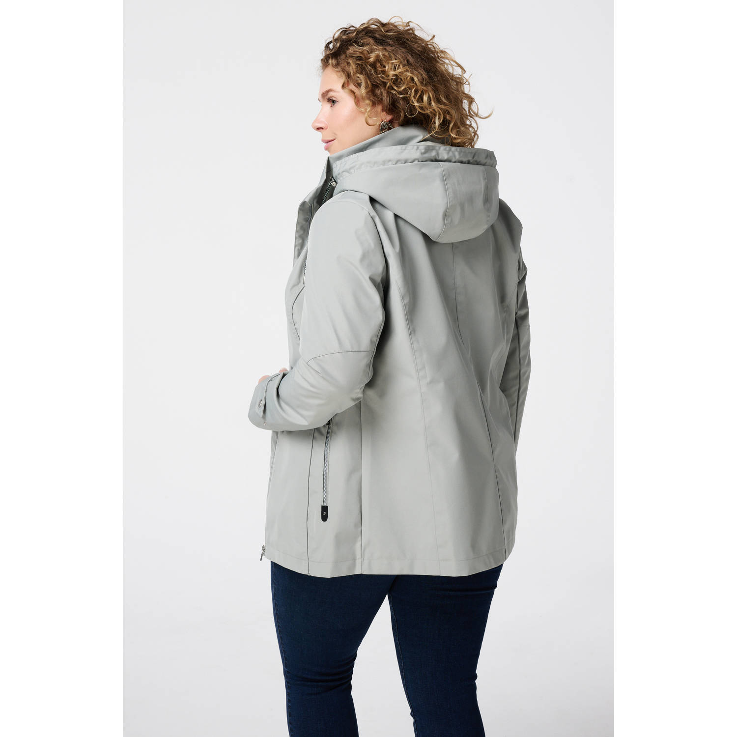 MS Mode regenjas mintgroen