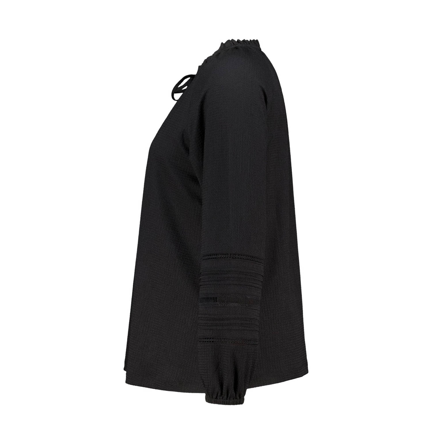MS Mode blousetop zwart