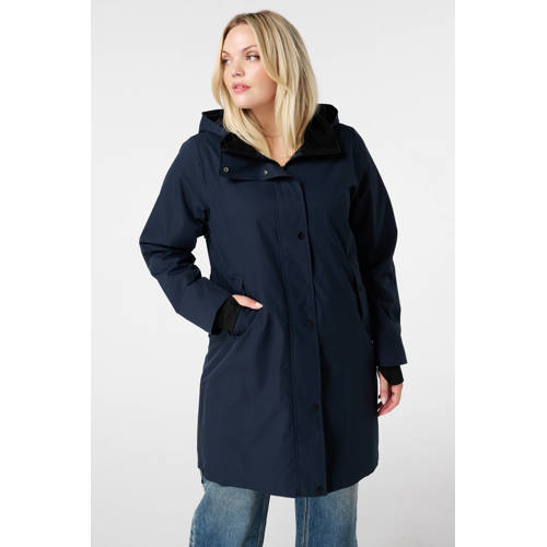 MS Mode regenjas donkerblauw afbeelding