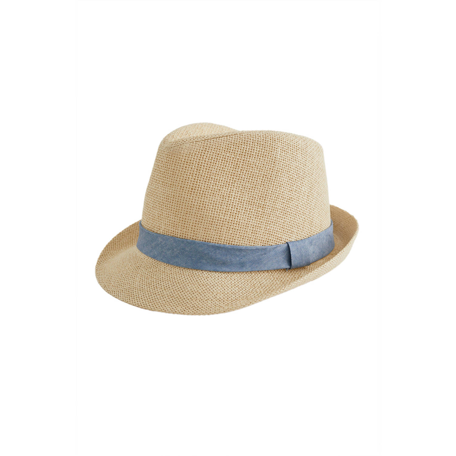 WE Fashion zonnehoed beige blauw