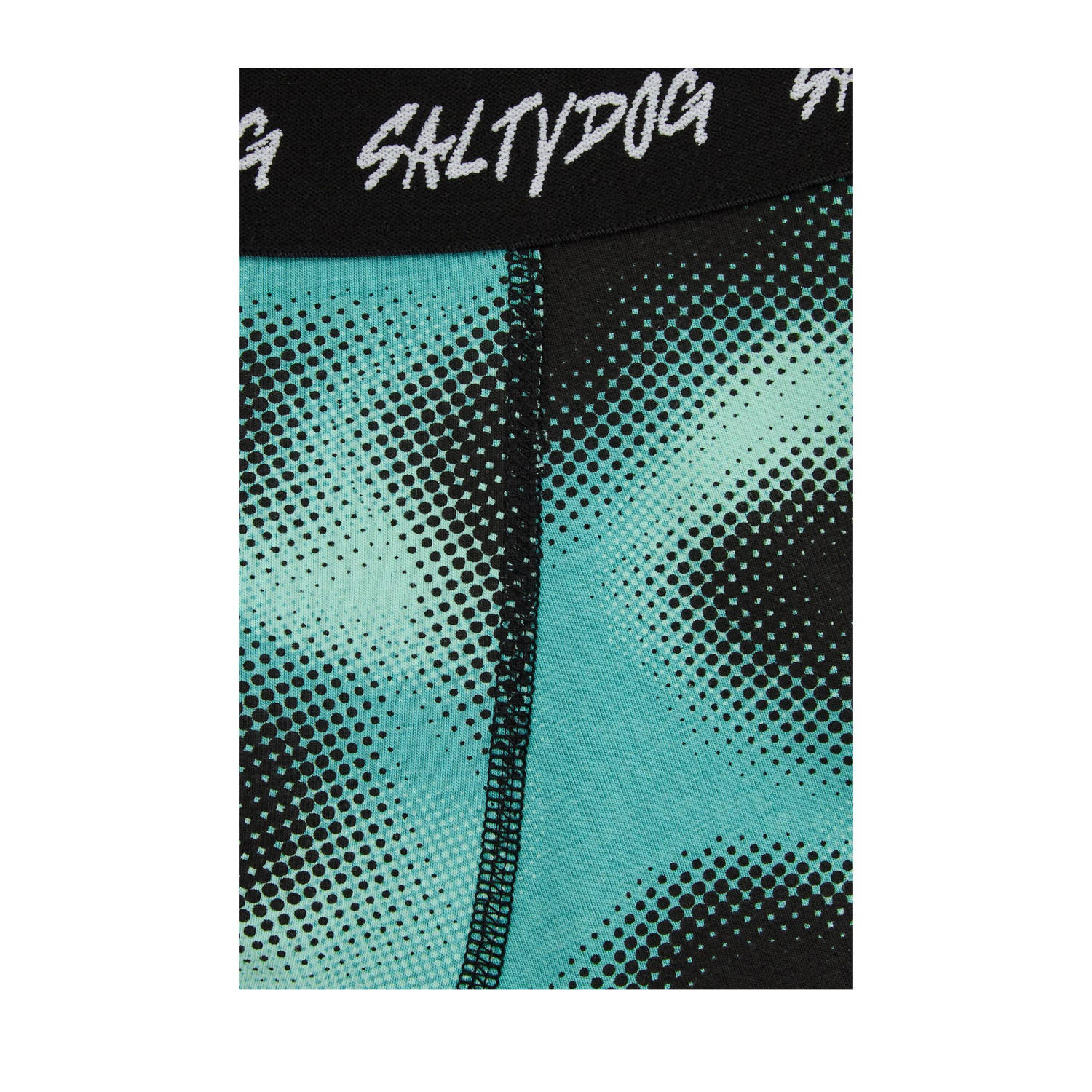 Salty Dog boxershort set van 3 turquoise zwart