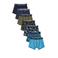 WE Fashion Blue Ridge boxershort - blauw/groen (set van 7)