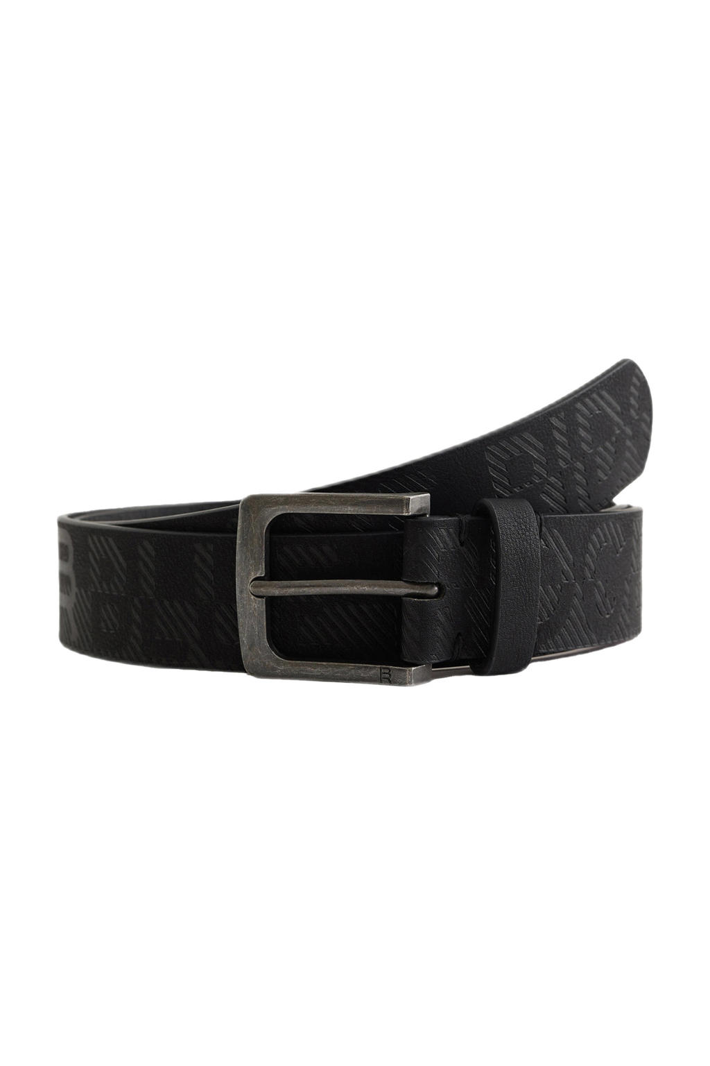 WE Fashion imitatieleren riem zwart