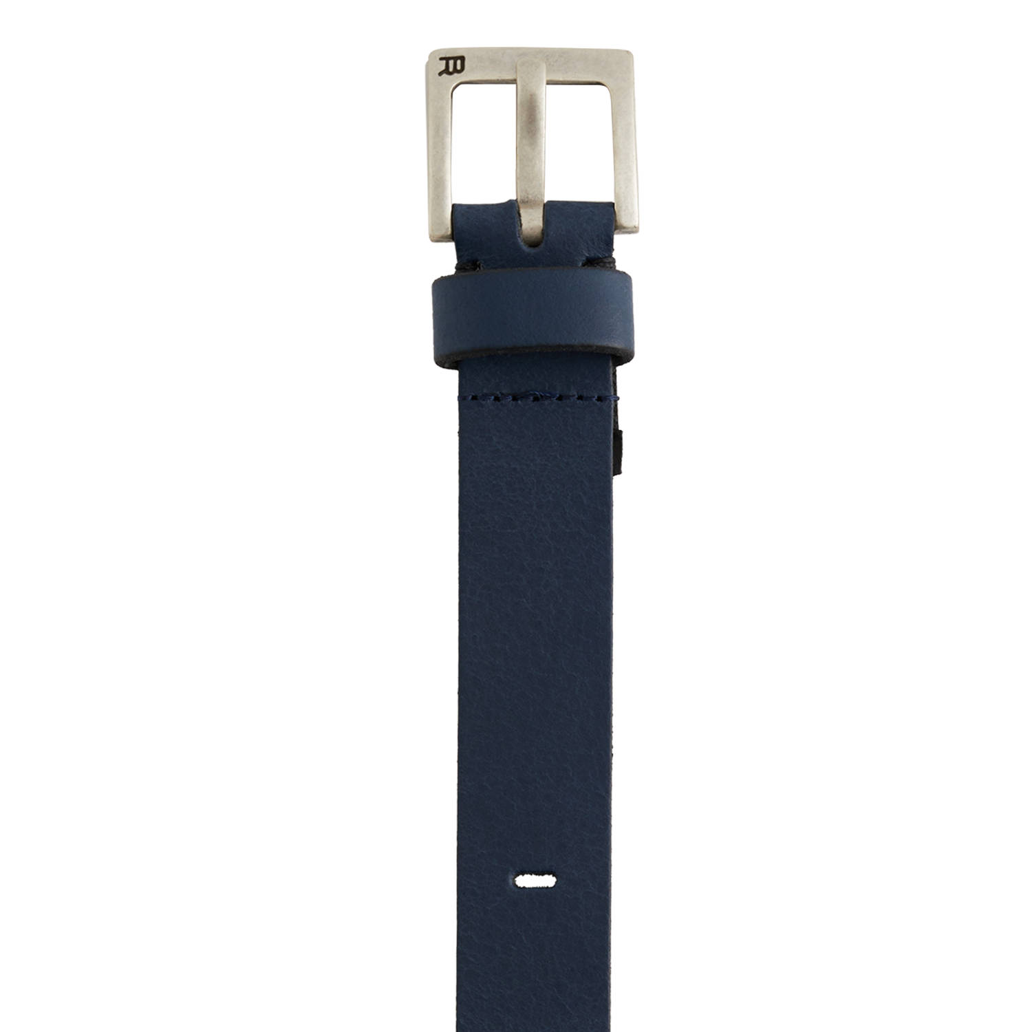 WE Fashion Blue Ridge riem marine blauw