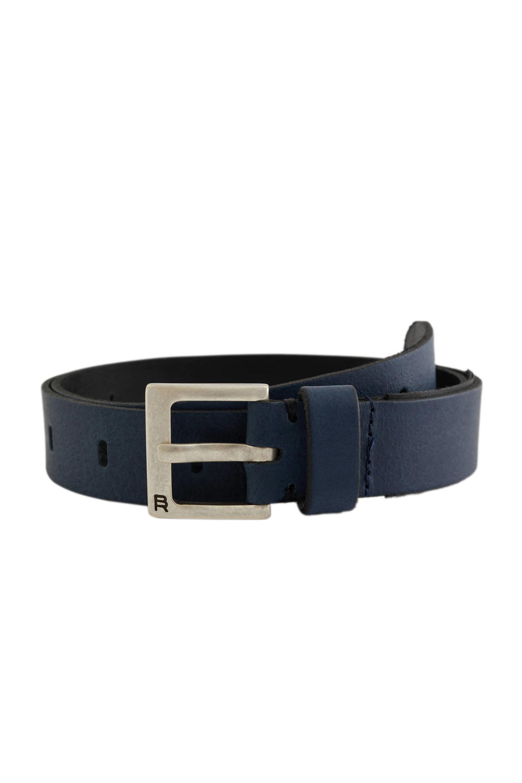 WE Fashion Blue Ridge riem marineblauw blauw