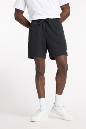regular waist sweatshort zwart