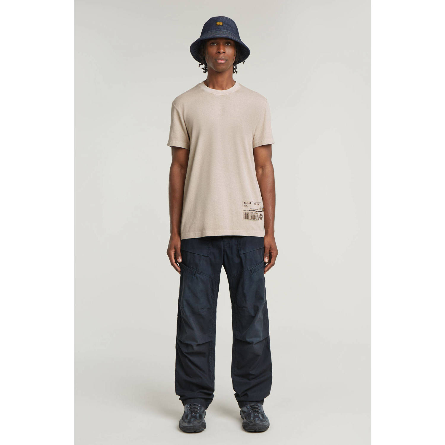 G-STAR regular fit T-shirt beige