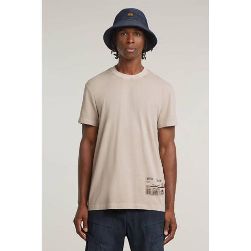 G-STAR regular fit T-shirt beige afbeelding