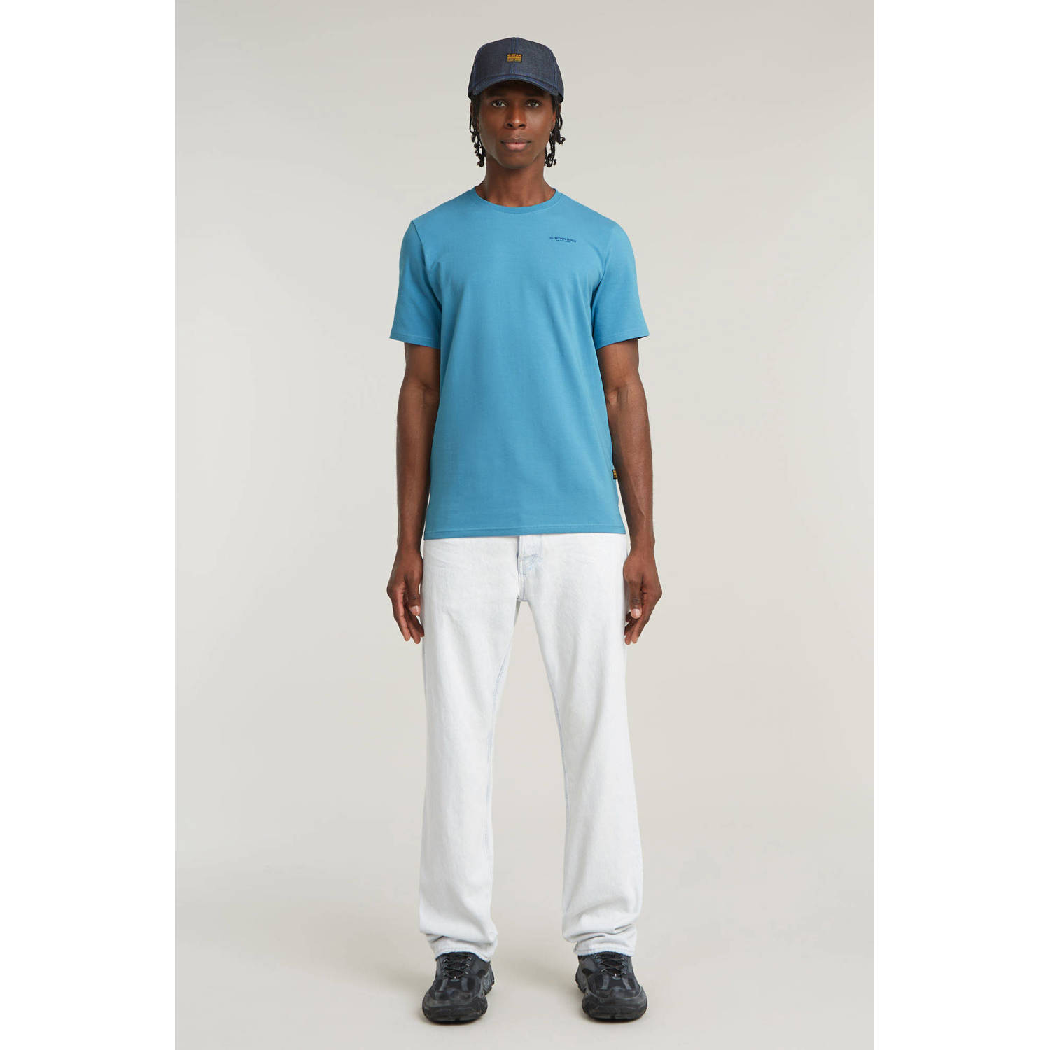 G-STAR slim fit T-shirt BASE niagara