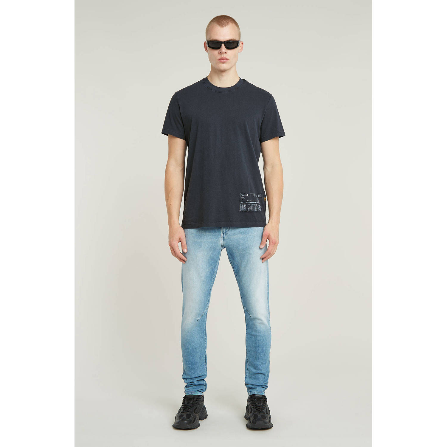 G-STAR regular fit T-shirt donkerblauw