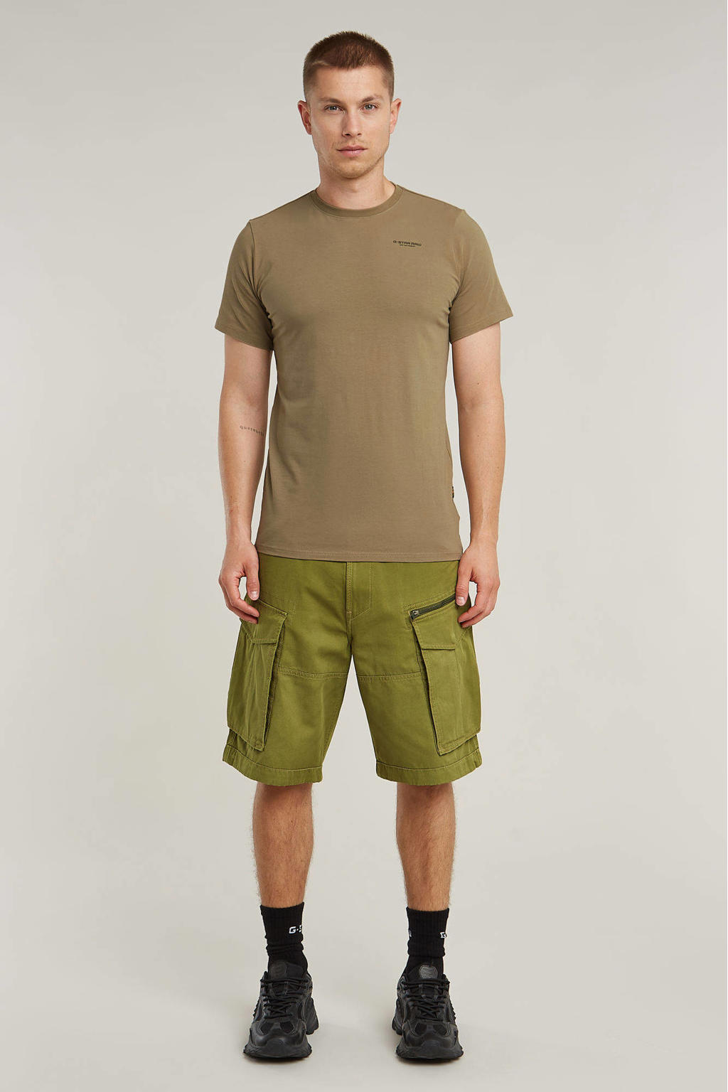 G-STAR slim fit T-shirt BASE ensis green