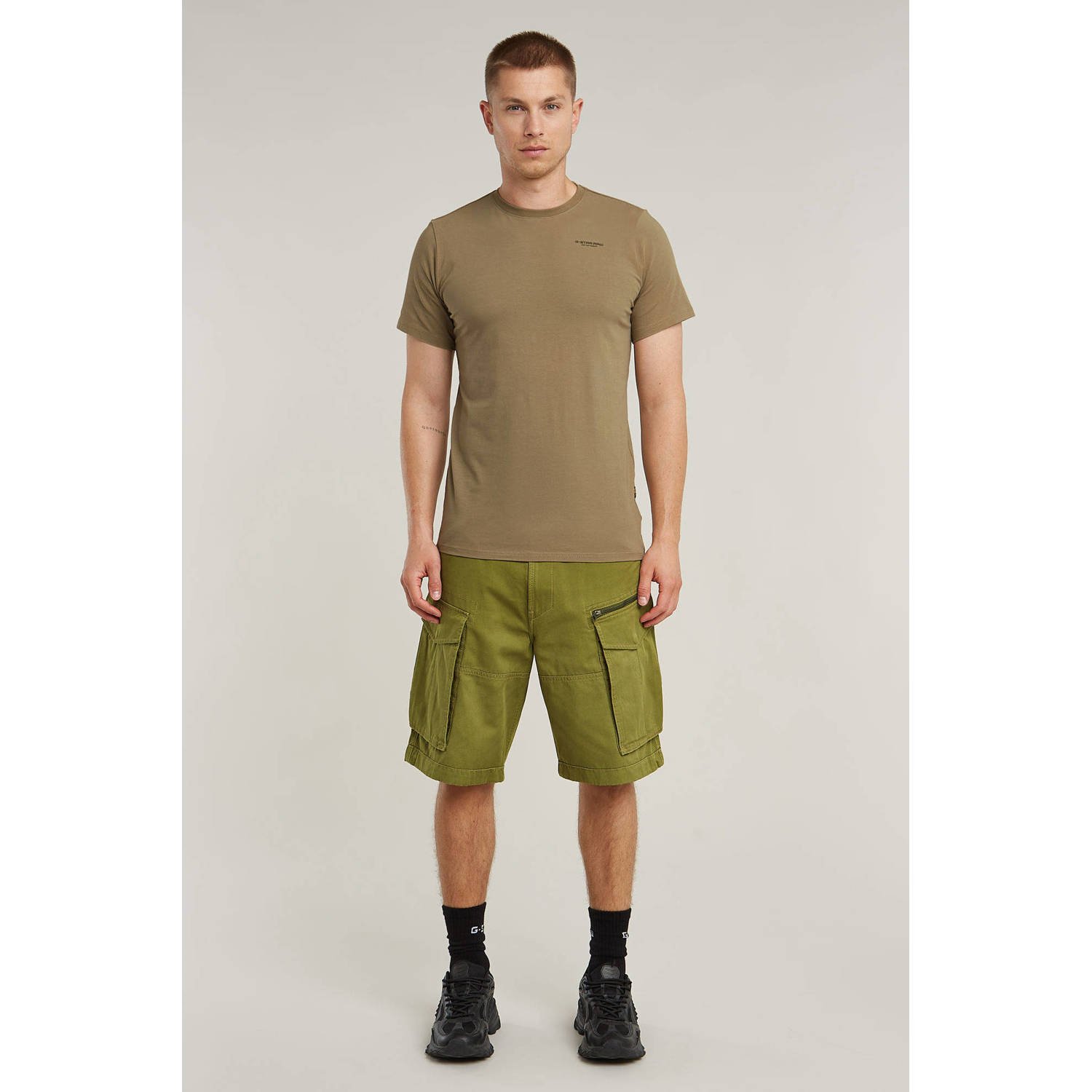 G-STAR slim fit T-shirt BASE ensis green