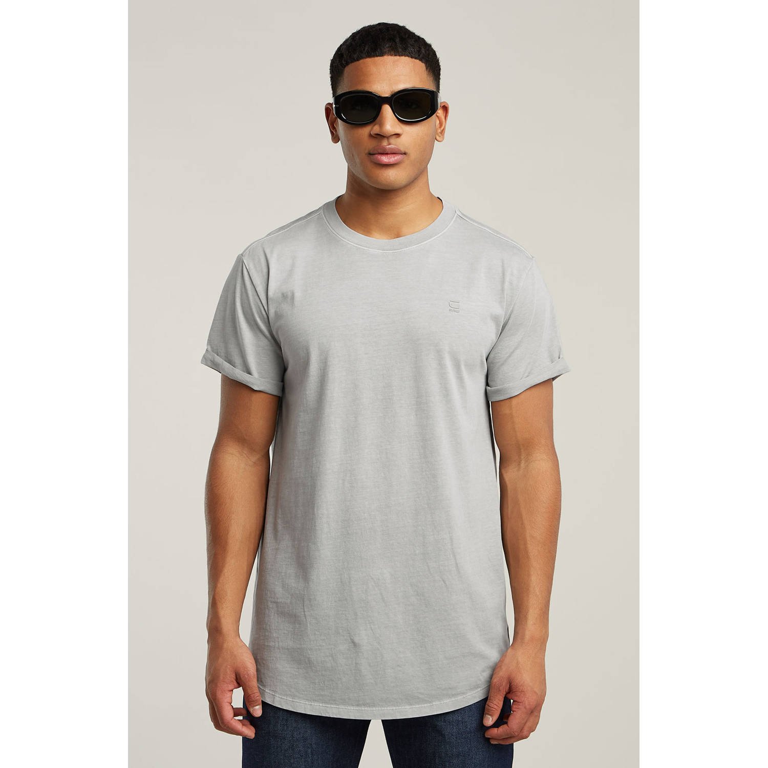 G-STAR RAW Heren Polo's & T-shirts Lash R T S\s Grijs