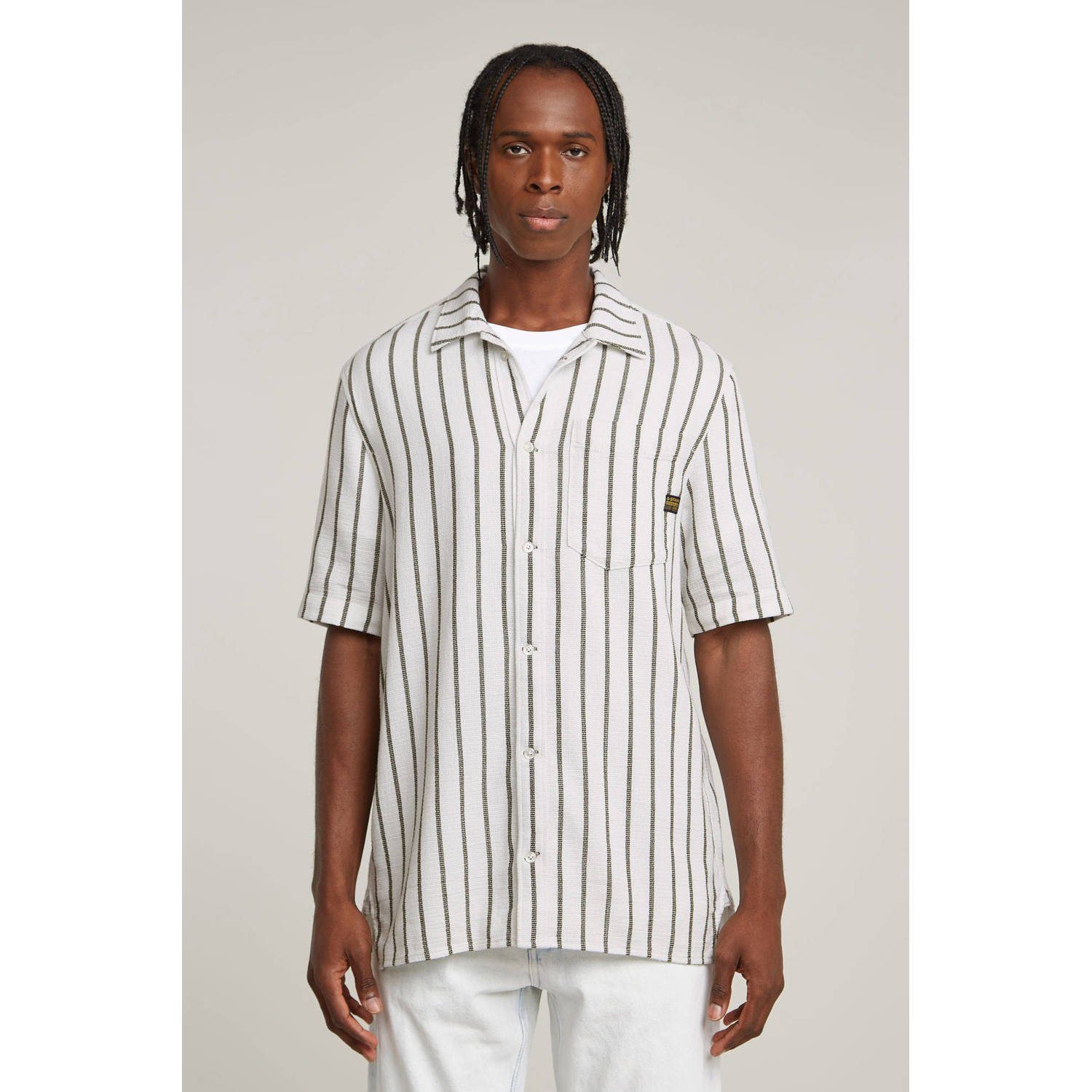 G-Star Raw Overhemd Lange Mouw Chemise à poche unique
