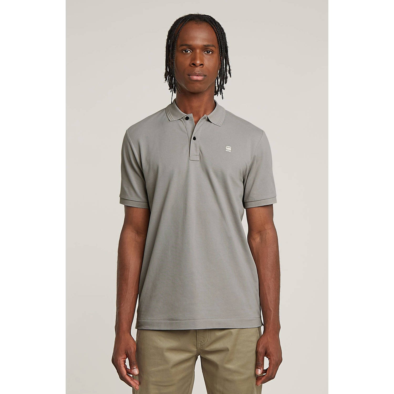 G-Star RAW Dunda Slim Polo Grijs Heren