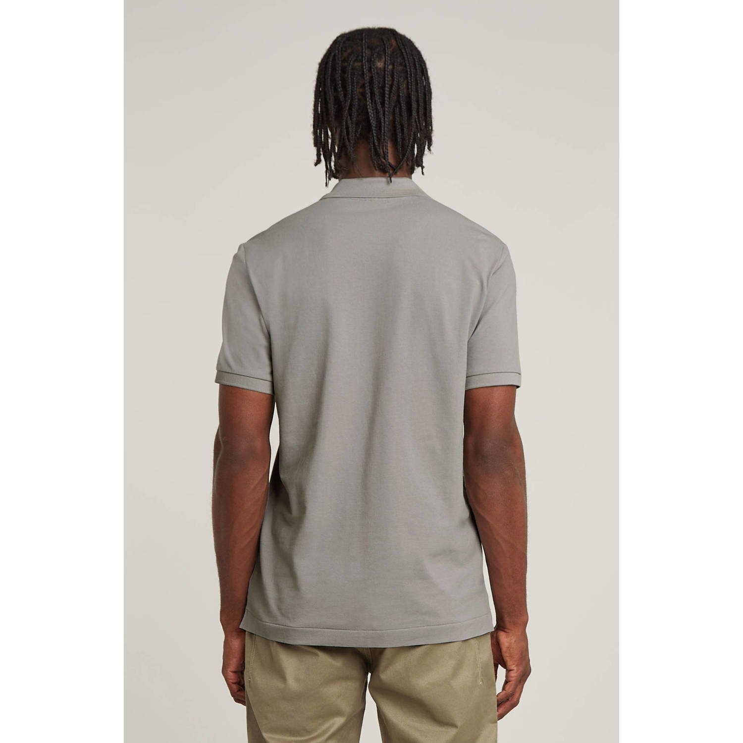 G-STAR slim polo DUNDA grijs