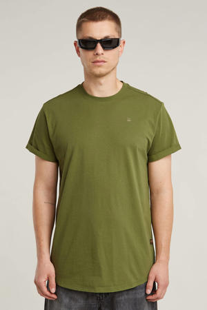 T-shirt olijfgroen