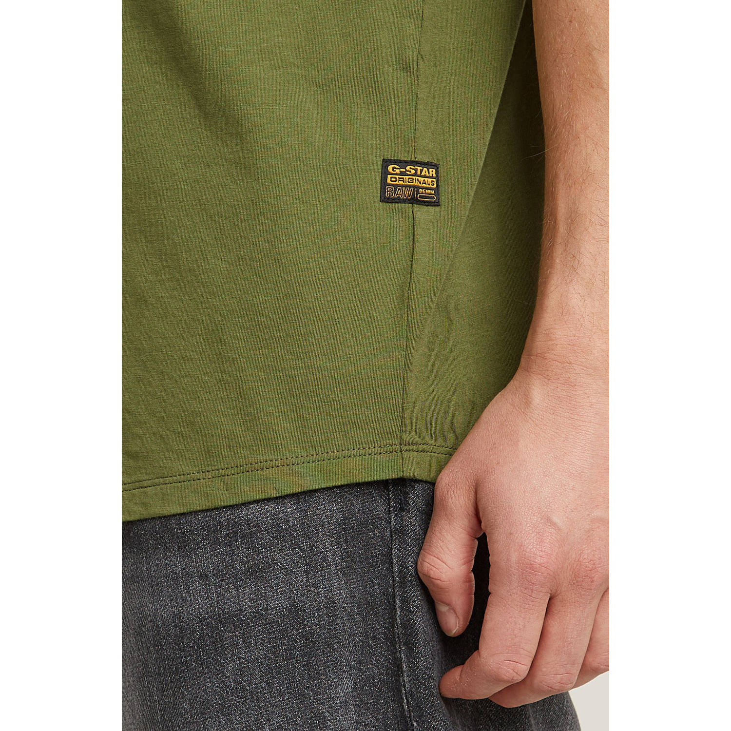 G-STAR T-shirt olijfgroen