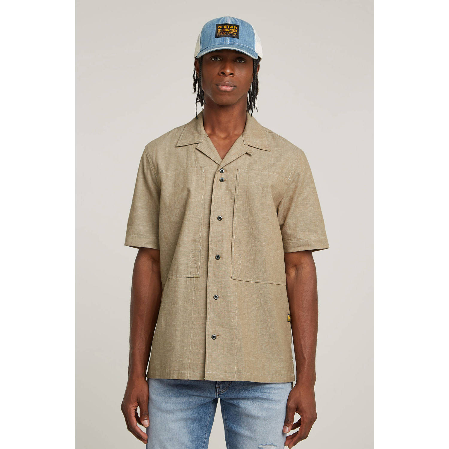 G-Star RAW Workwear Resort Regular Shirt Meerkleurig Heren