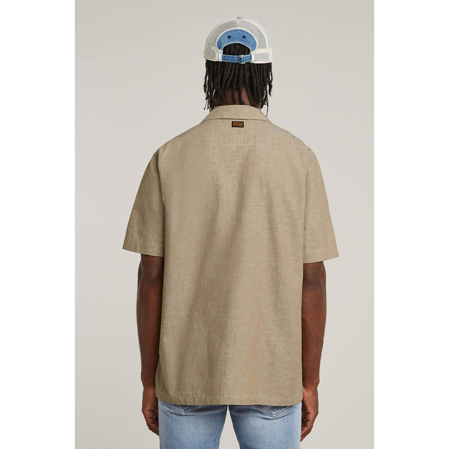 G-STAR linnen casual overhemd multi