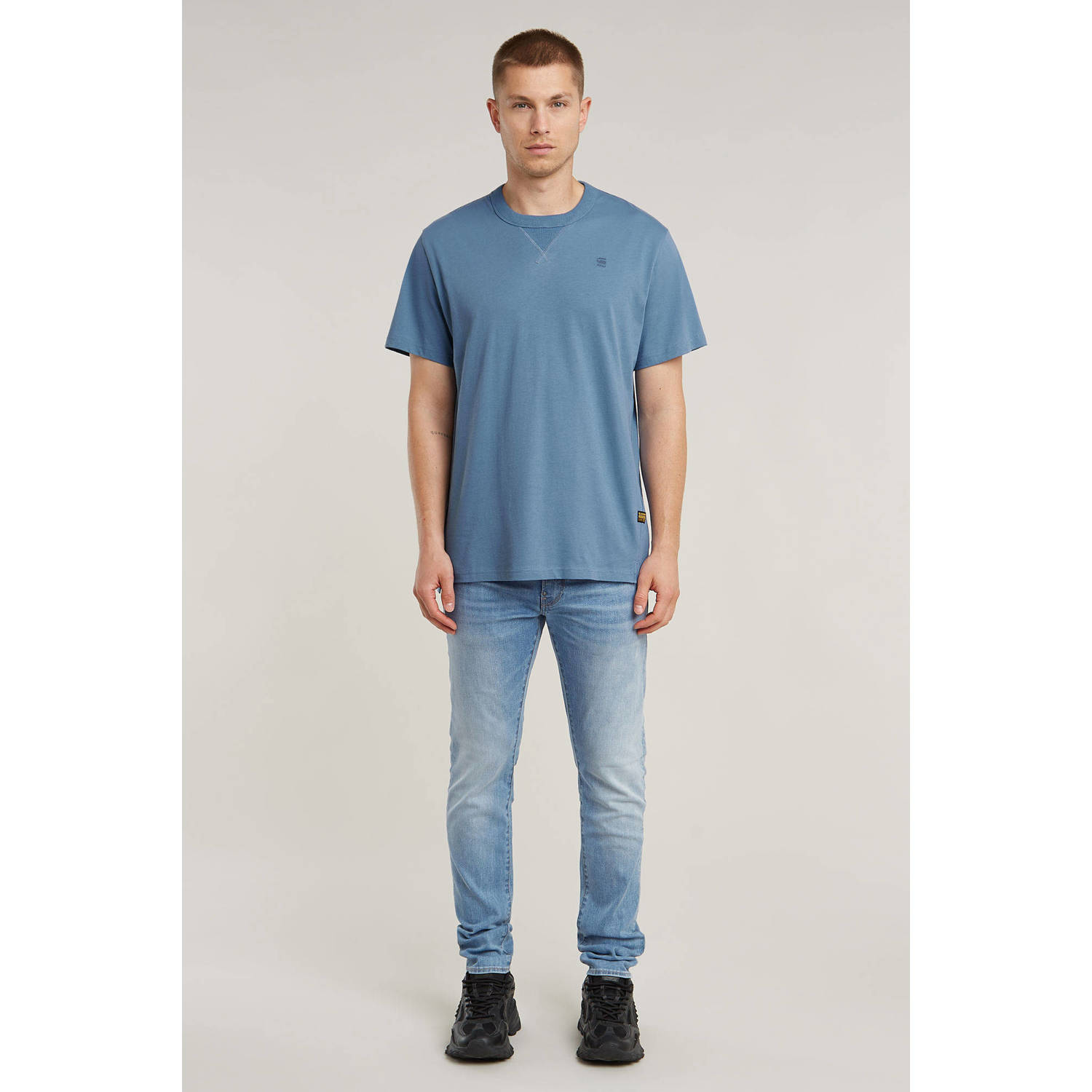 G-STAR regular fit T-shirt Nifous blauw
