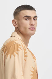 thumbnail: Solid linnen oversized overshirt oranje