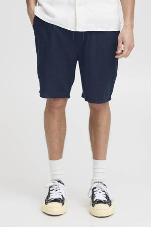 linnen regular casual short donkerblauw