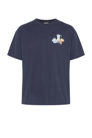 T-shirt donkerblauw