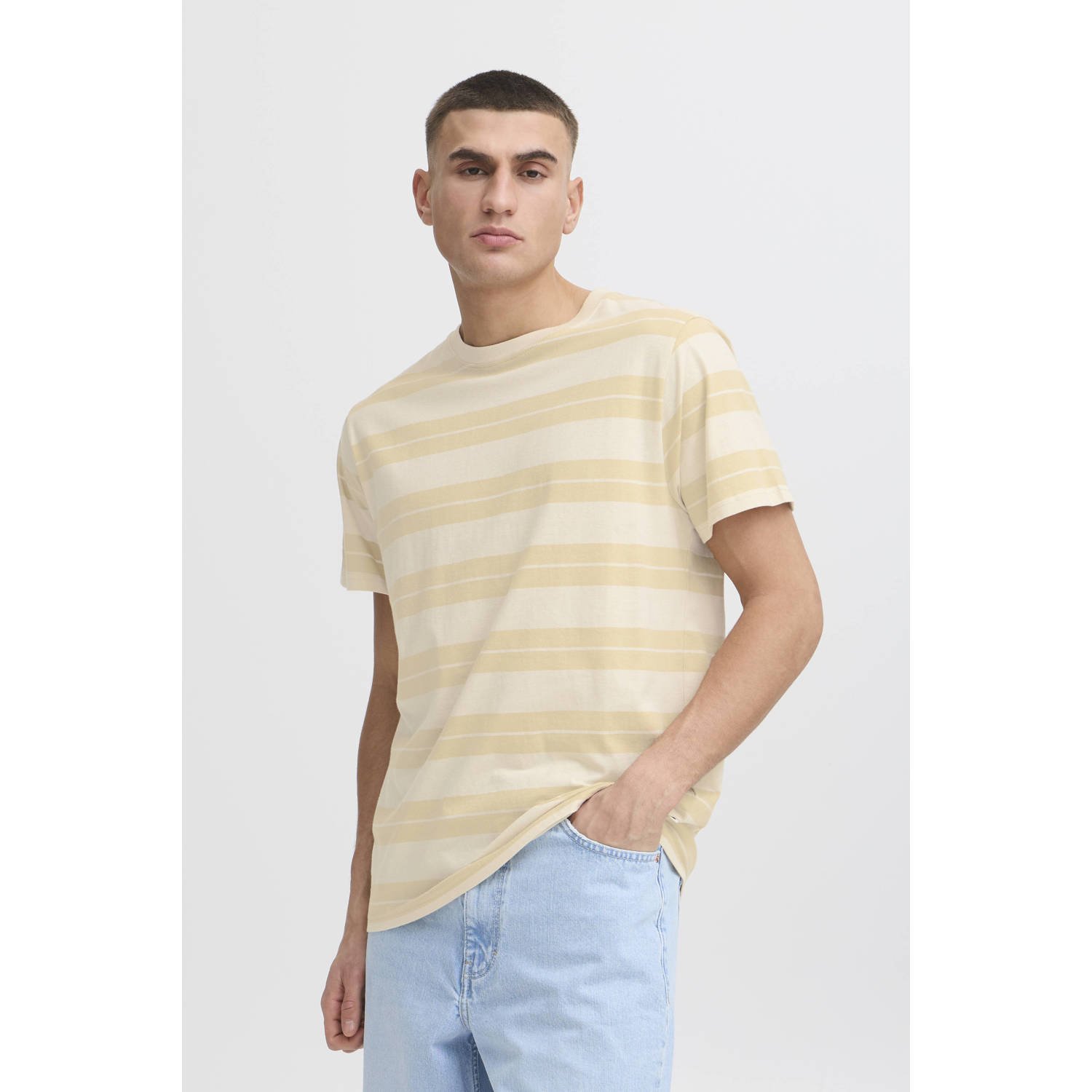 Solid T-shirt beige