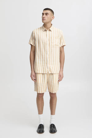 linnen regular casual short beige