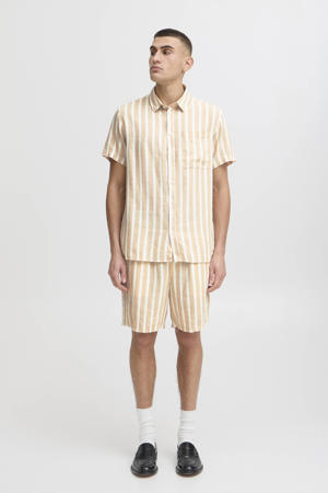linnen regular casual short beige