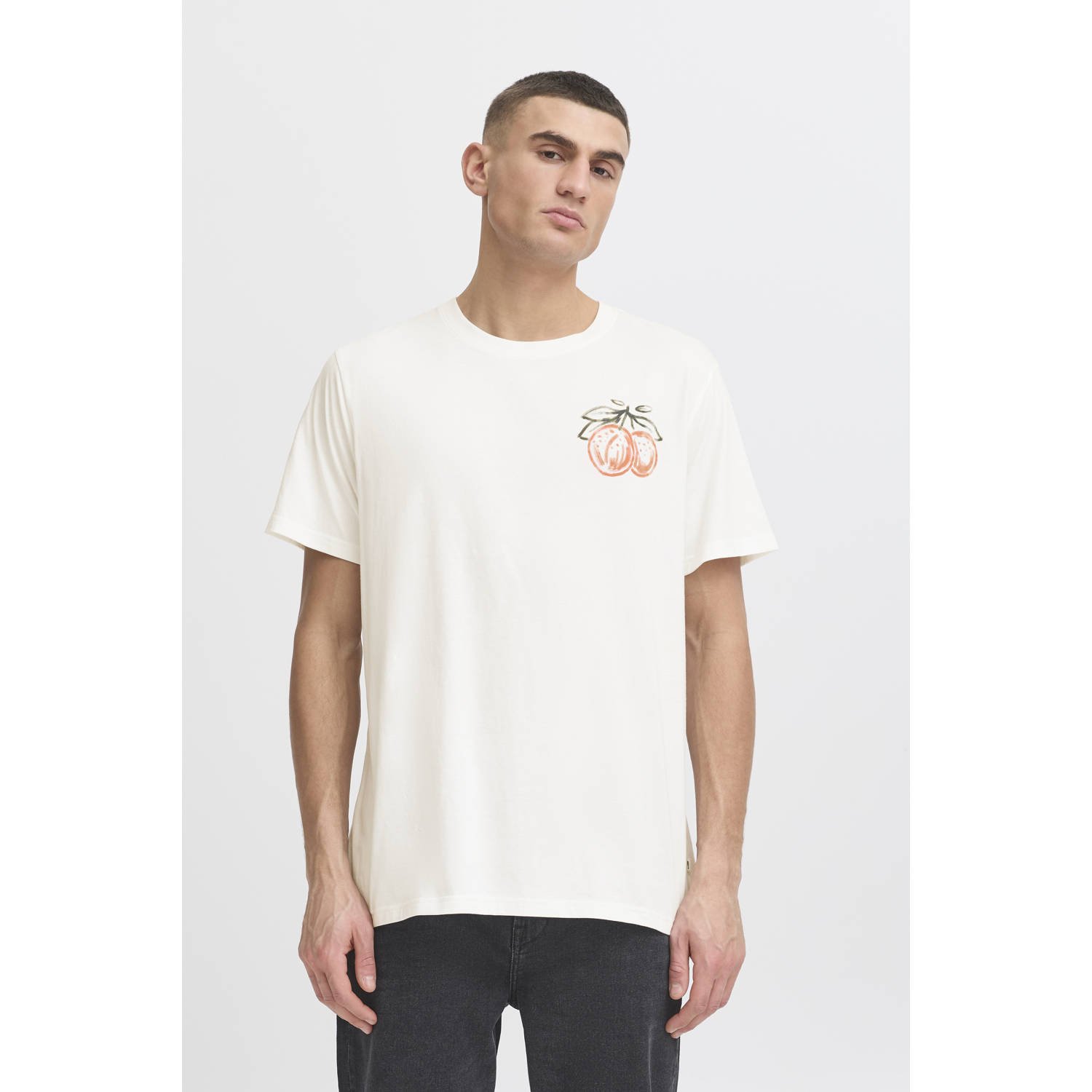 Solid T-shirt wit