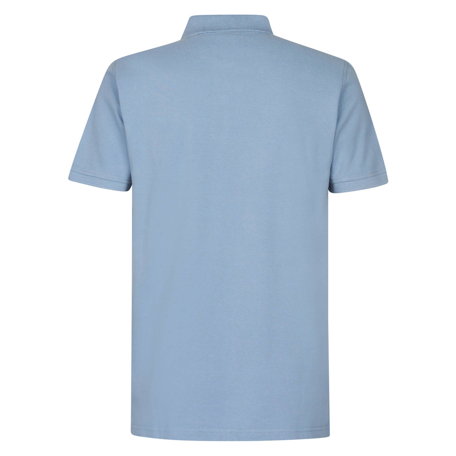 Petrol Industries regular polo lichtblauw