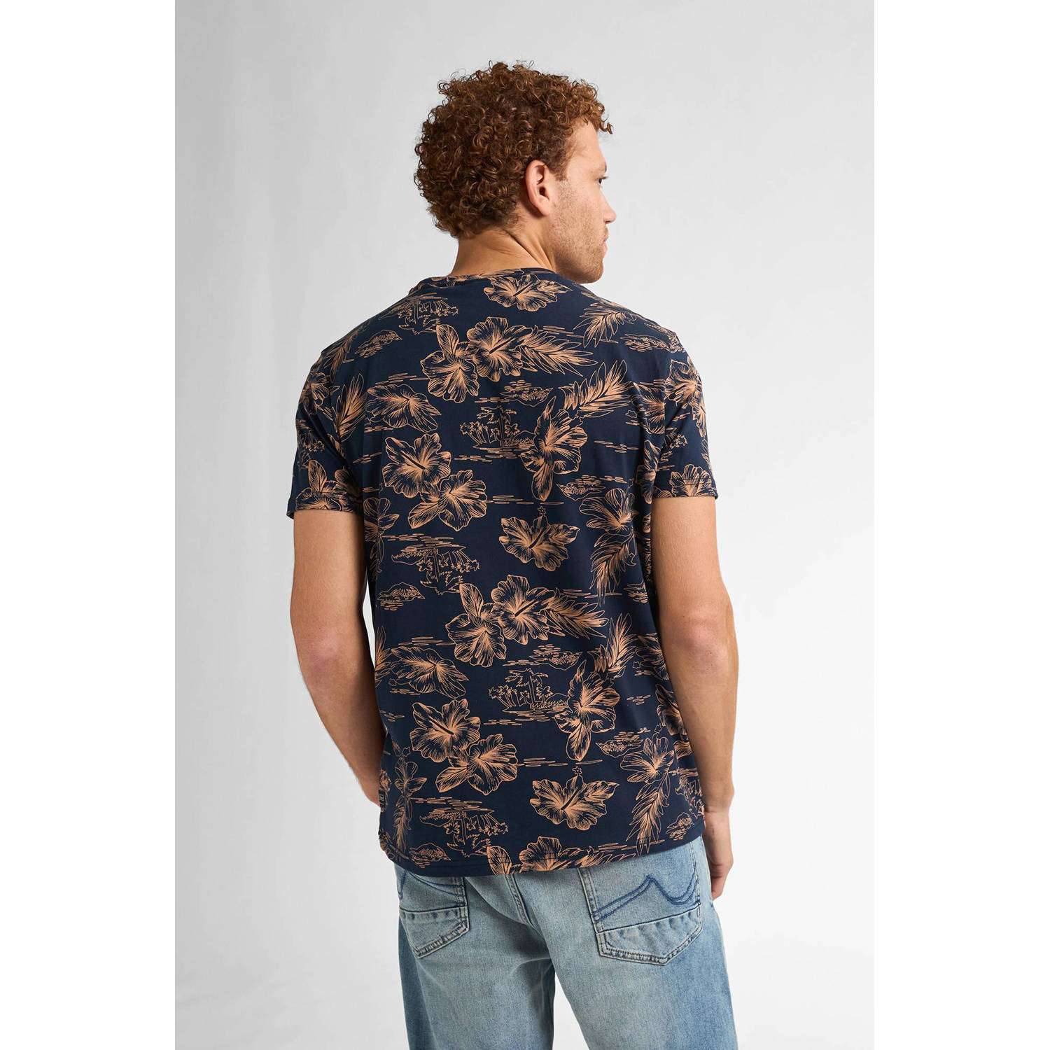 Petrol Industries T-shirt donkerblauw