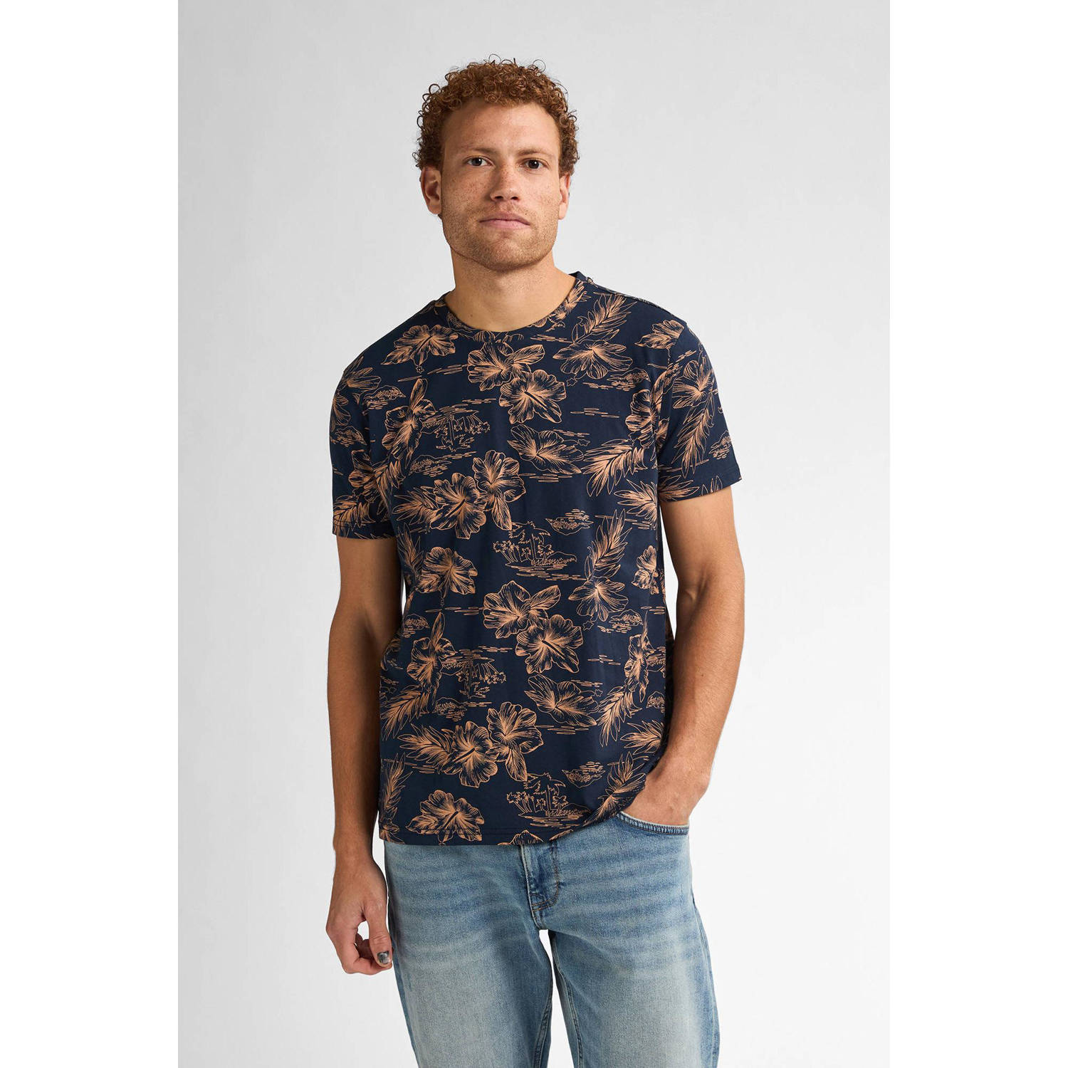 Petrol Industries T-shirt donkerblauw