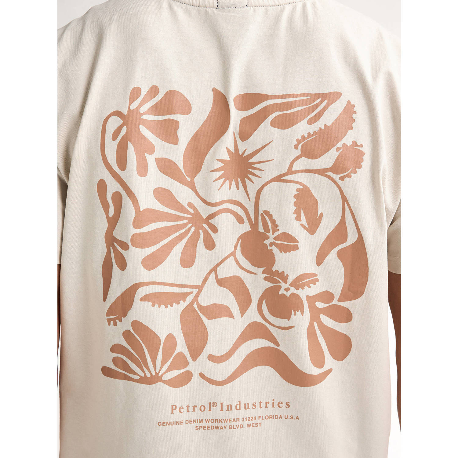 Petrol Industries T-shirt ecru