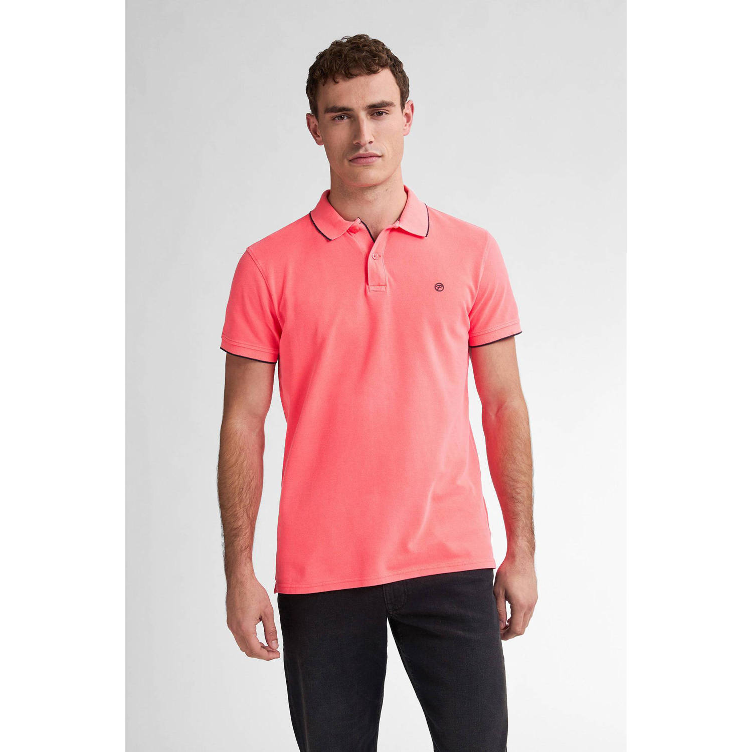 Petrol Industries regular polo koraalrood