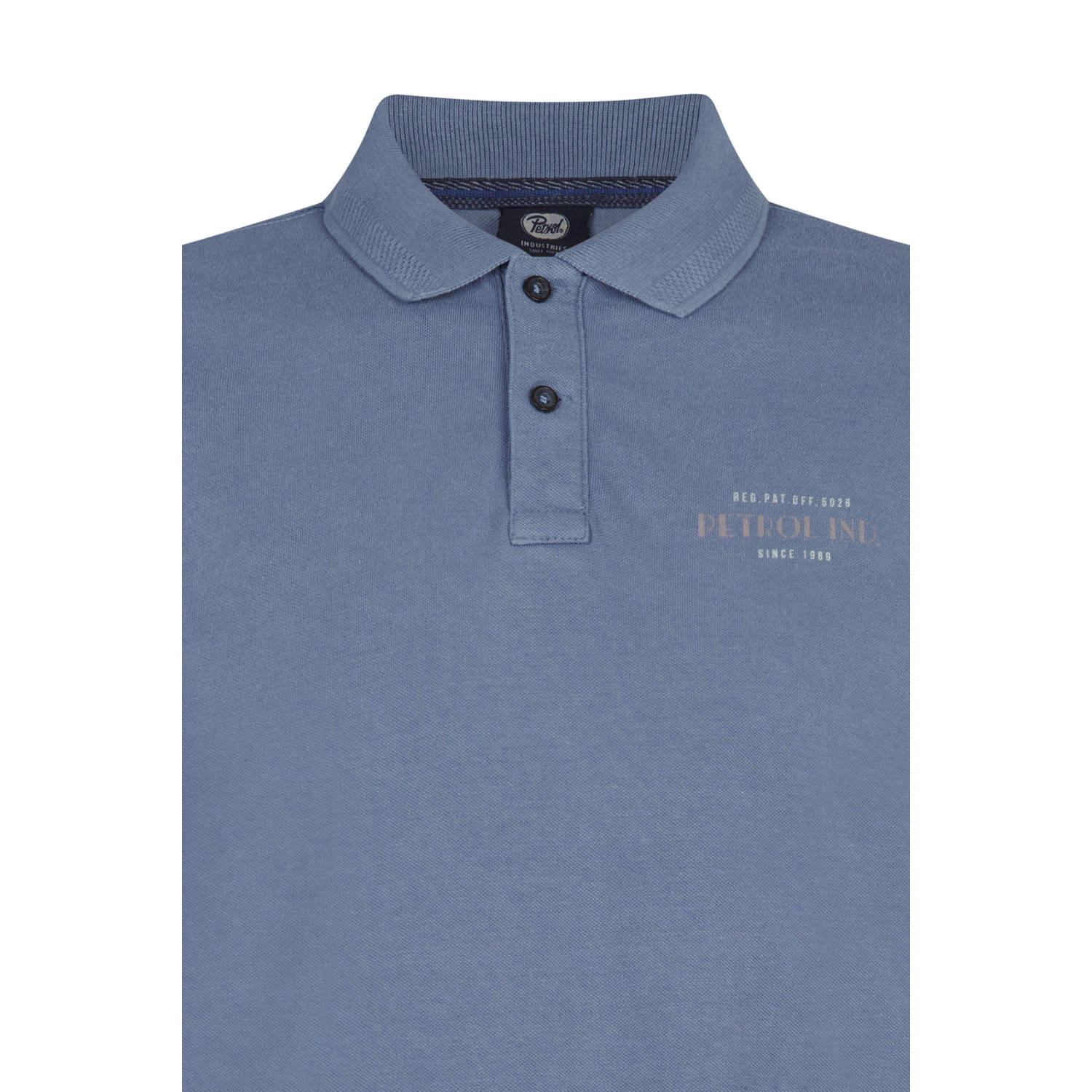 Petrol Industries regular polo blauw