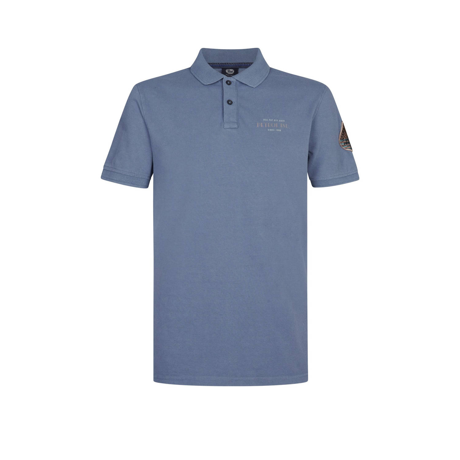 Petrol Industries regular polo blauw