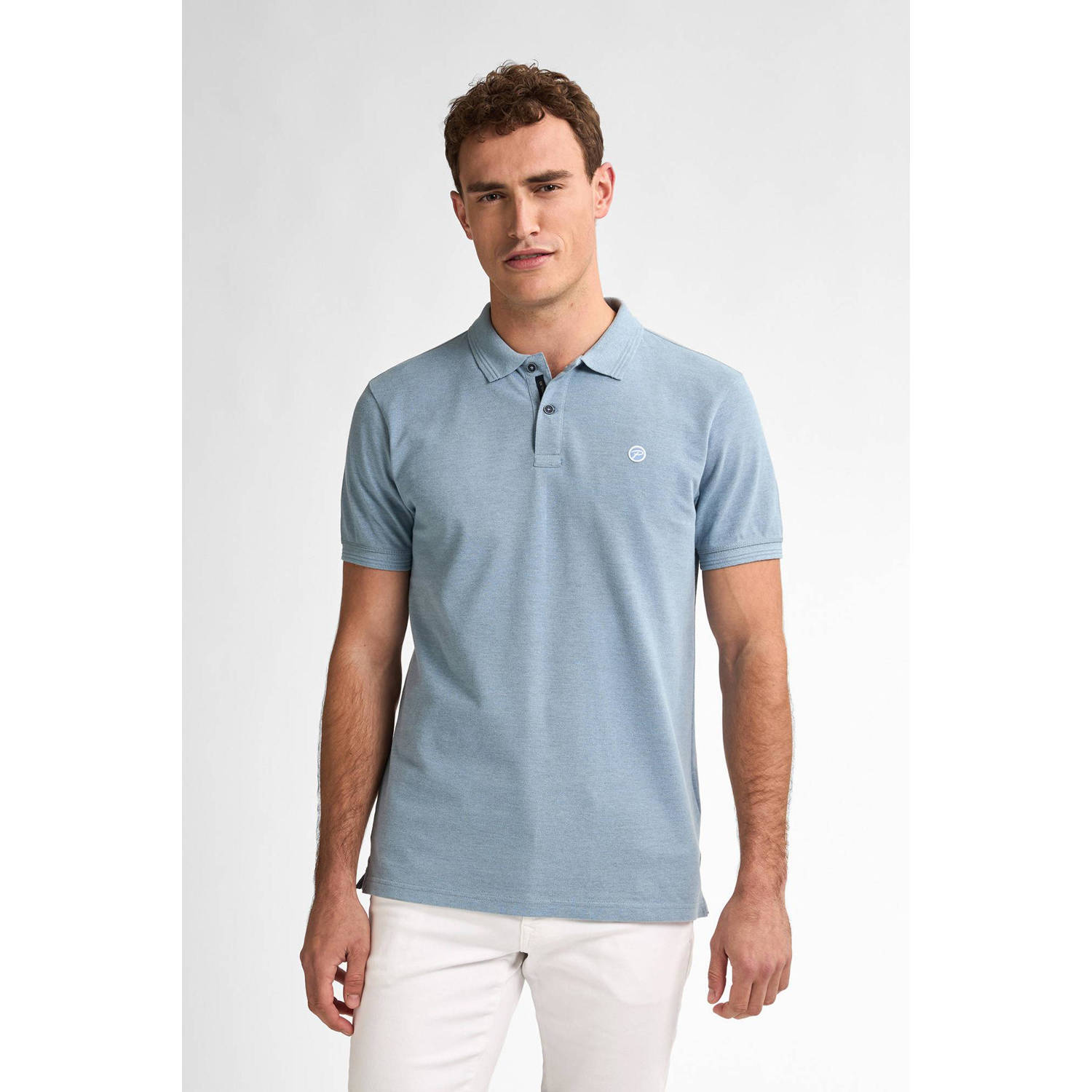 Petrol Industries regular polo blauw