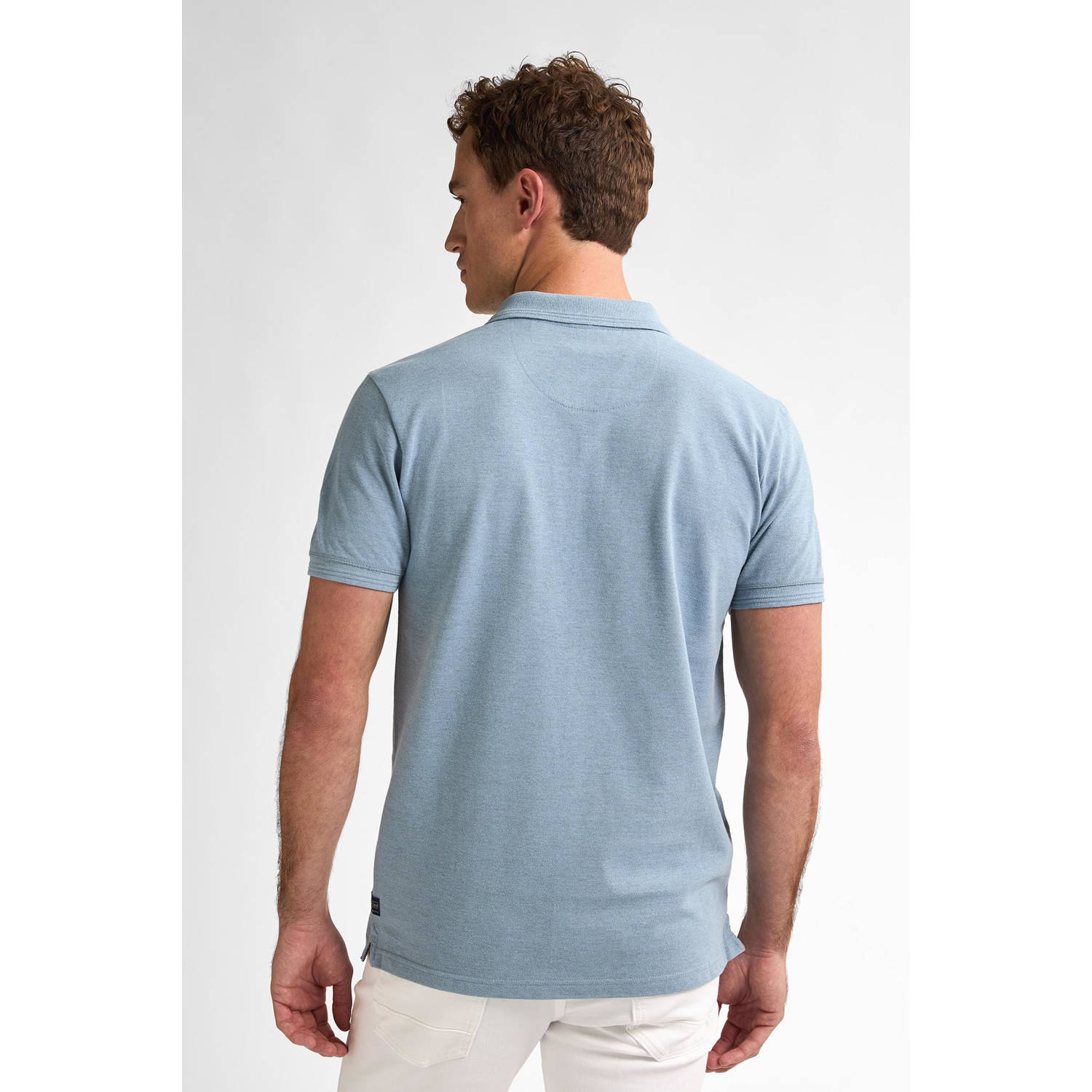Petrol Industries regular polo blauw