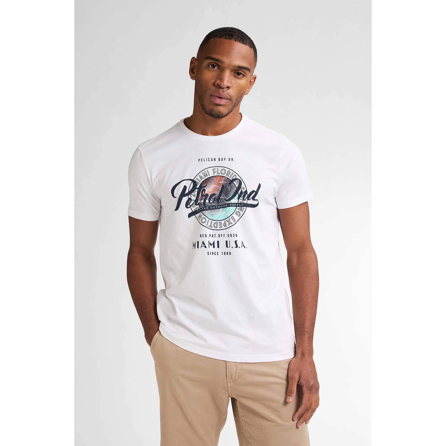 Petrol Industries T-shirt wit
