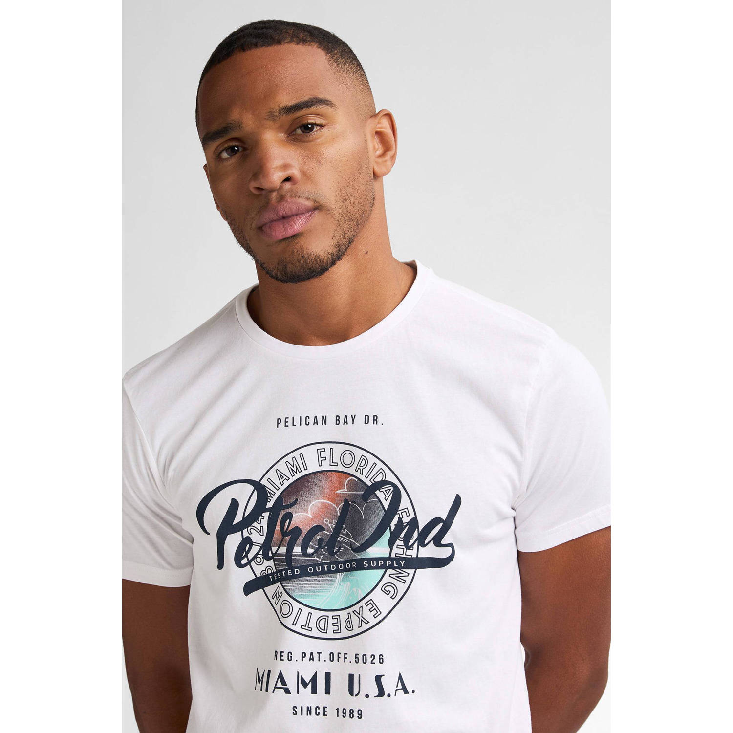 Petrol Industries T-shirt wit