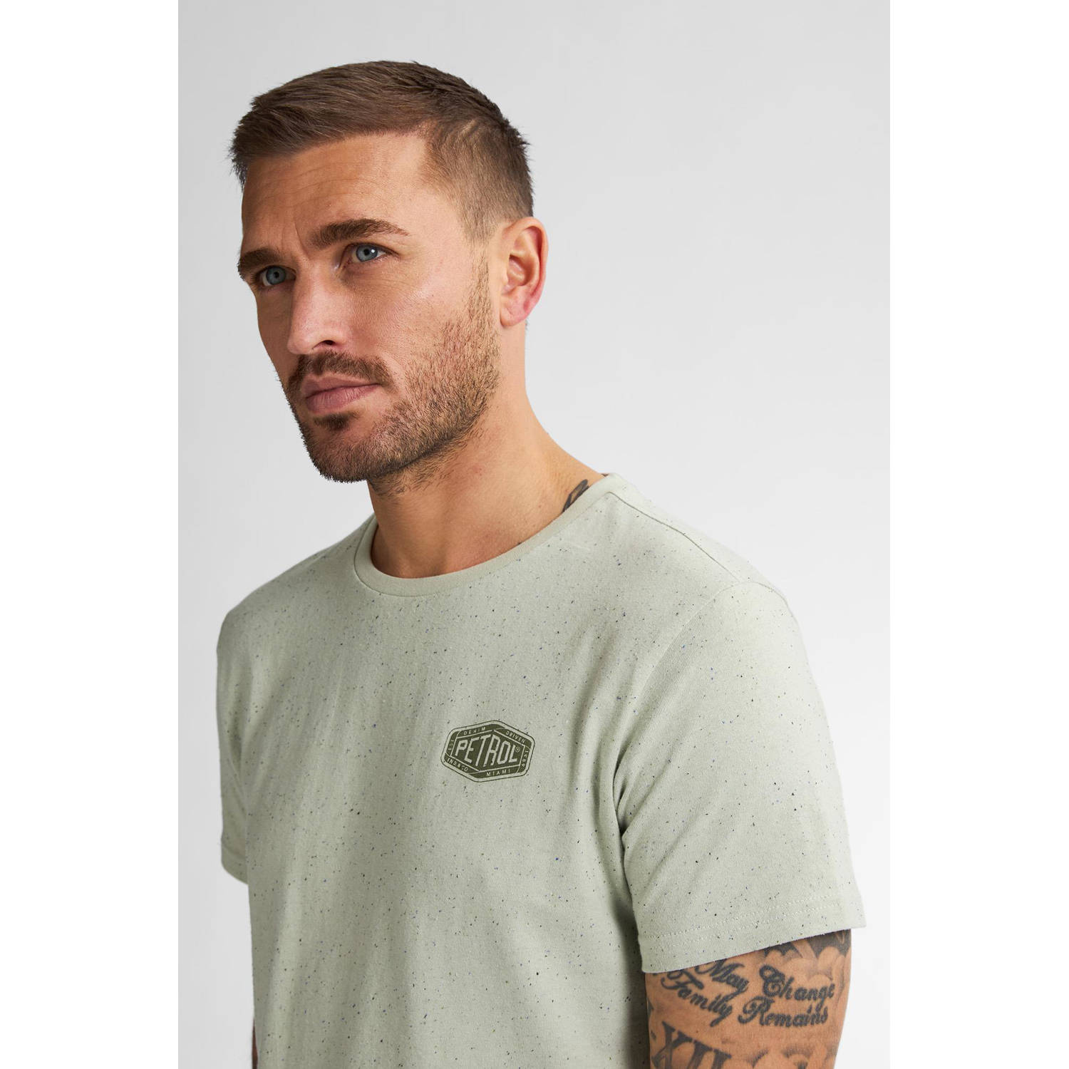 Petrol Industries T-shirt lichtgroen
