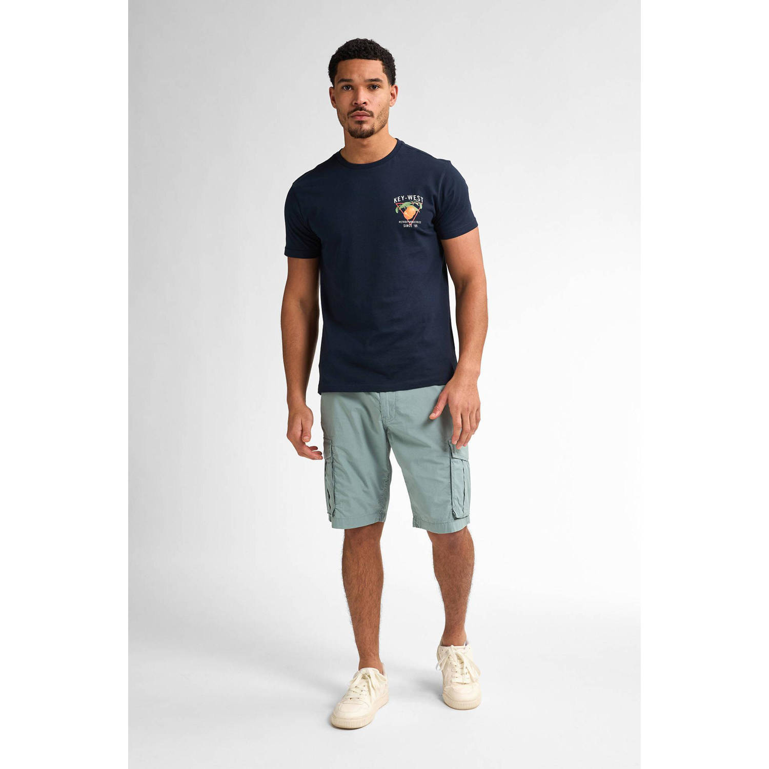 Petrol Industries T-shirt donkerblauw